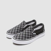 MOCASIN VANS SLIP ON BLACK CHESS