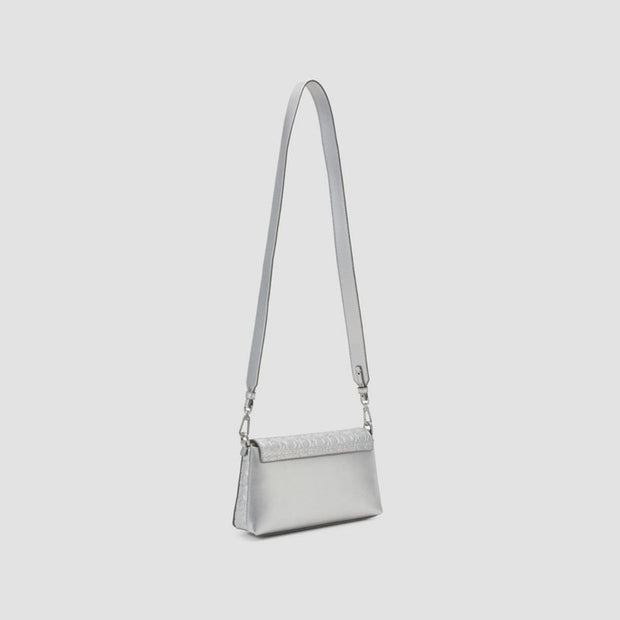 BOLSO SHOULDER CK MUST SILVER