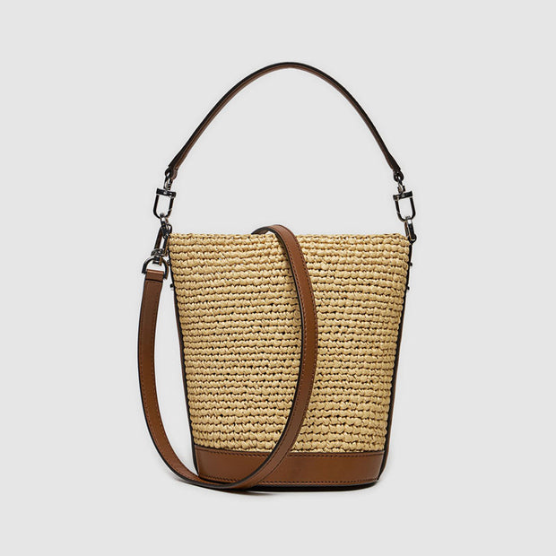 BOLSOSM BUCKET CROCHET NAT LUGG