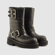 BOTA PIEL NEGRO