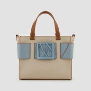 BOLSO TOTE M MULTI BEIGE