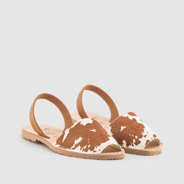 IBICENCA VACA BEIGE CUERO