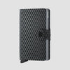 MINIWALLET CUBIC BLACK-TITANIUM