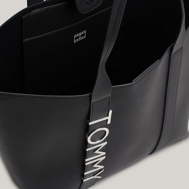 BOLSO TOTE TJW CITY BOLD BLACK