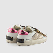 DEPORTIVO PIEL GLITTER ORO