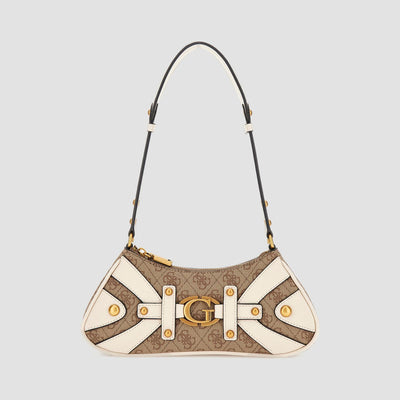 BOLSO SHOULDER MINTHA LOGO LATTE STONE