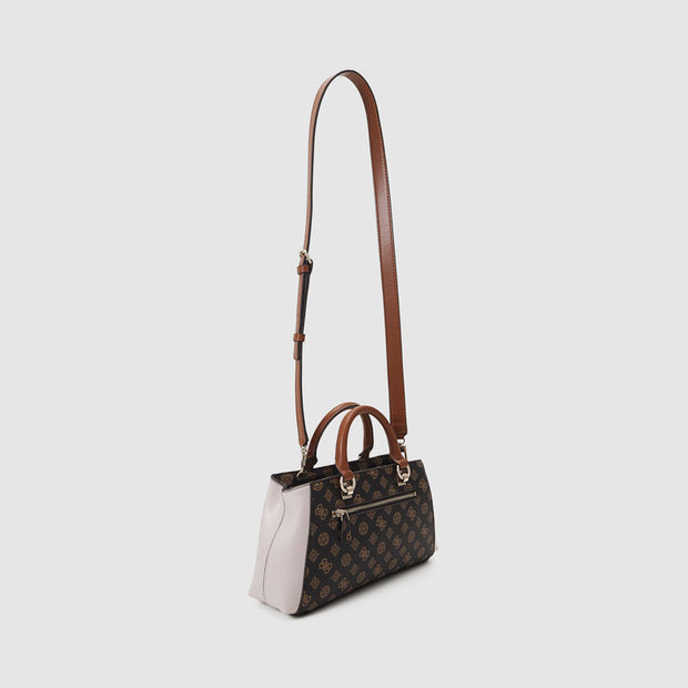 BOLSO SATCHEL LOGO MOCHA