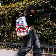 MOCHILA GRAFFITI FAUX MULTI