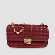 BOLSOS SHOULDER TRIBECA DEEP RED