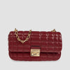 BOLSOS SHOULDER TRIBECA DEEP RED