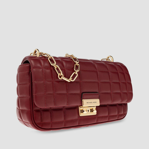 BOLSOS SHOULDER TRIBECA DEEP RED