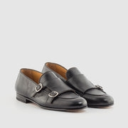 MOCASIN HEBILLAS PIEL NEGRO