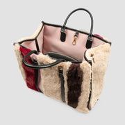 BOLSO PELO BONA MULTI BEIGE